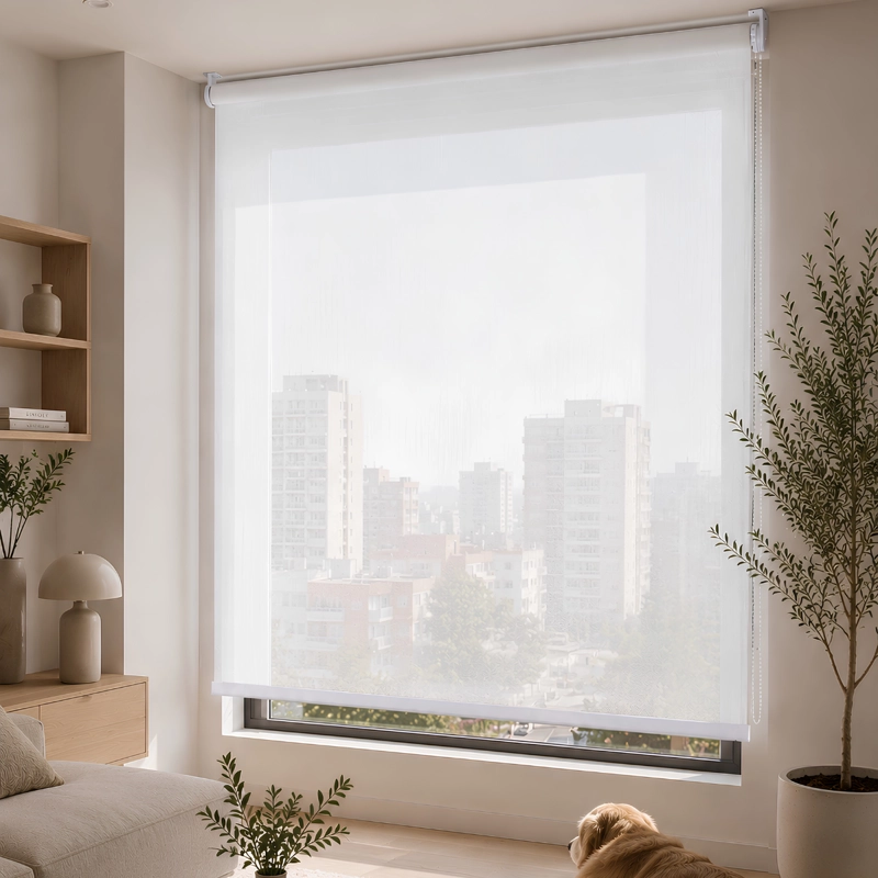 CORTINA ROLLER SUNSCREEN 160 X 250 CM COLOR BLANCO SUNFREE - 6