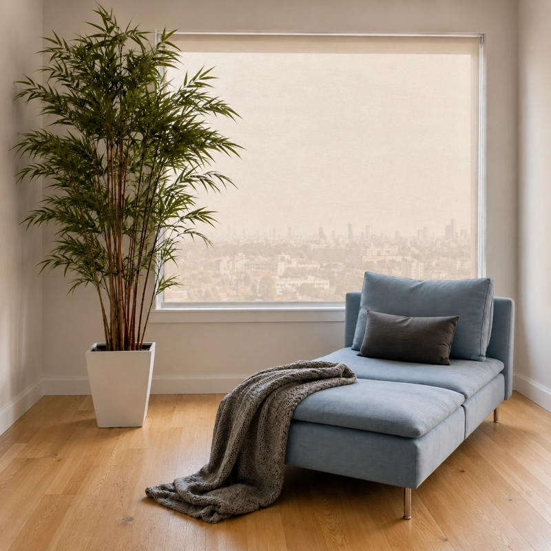 CORTINA ROLLER SUNSCREEN 180X250 CM COLOR BEIGE SUNFREE - 2
