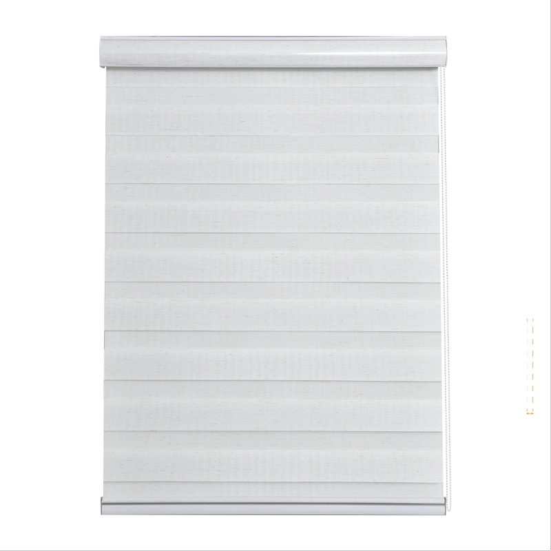 CORTINA ROLLER DUO ZEBRA DIA Y NOCHE 150X250 CM TEXTURA LINO AURA - 2