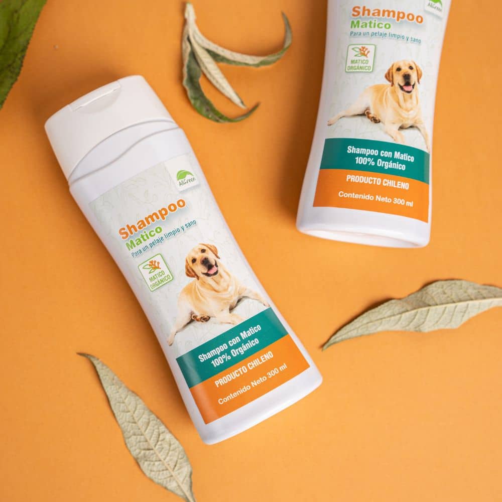 SHAMPOO PERROS GATOS ALLGREEN MASCOTAS MATICO ORGÁNICO 300 ML - 2
