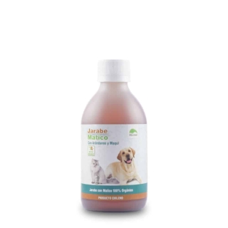 MEDICAMENTO PERROS GATOS ALLGREEN MASCOTAS 250 ML JARABE MATICO ORGÁNICO - 1