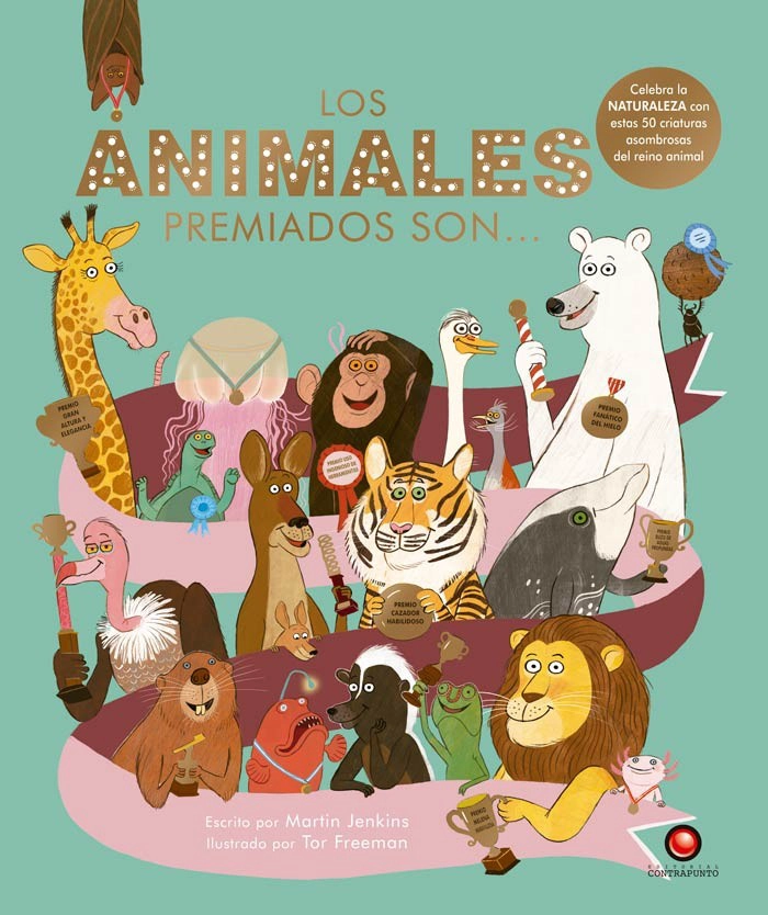 LIBRO LOS ANIMALES PREMIADOS SON - MARTIN JENKINS - 1
