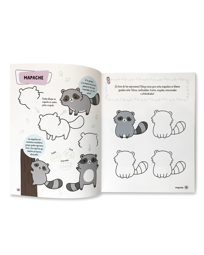 LIBRO COMO DIBUJAR ANIMALES LINDOS - ANGELA NGUYEN - 3
