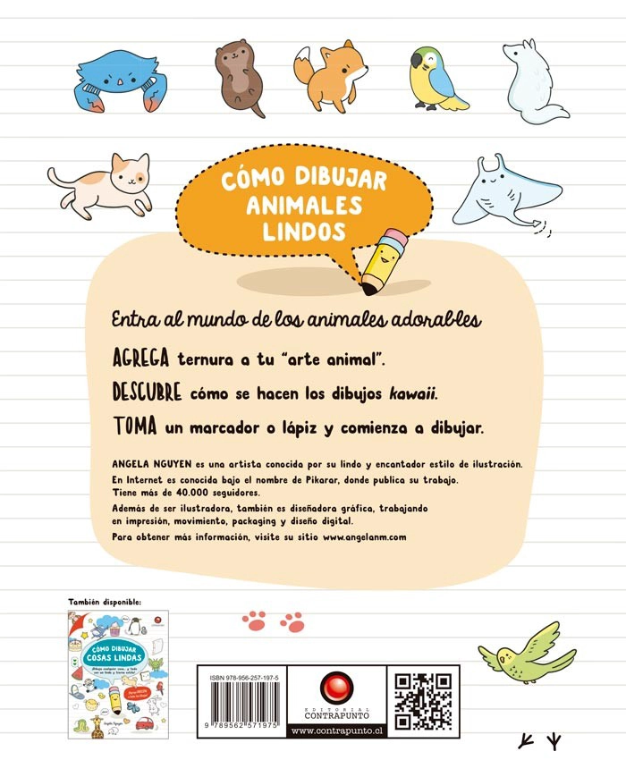 LIBRO COMO DIBUJAR ANIMALES LINDOS - ANGELA NGUYEN - 8