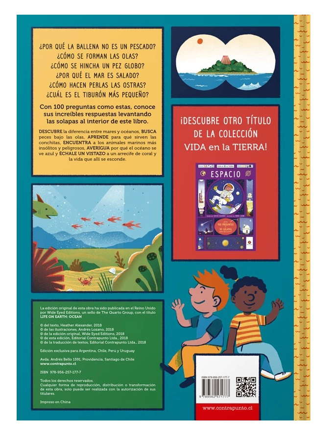 LIBRO VIDA EN LA TIERRA - OCÉANO - HEATHER ALEXANDER - 2