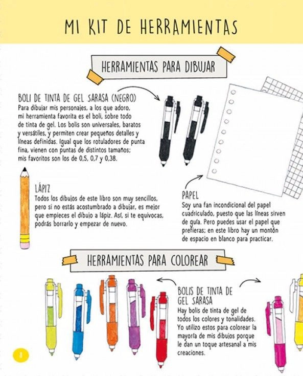 KAWAII APRENDE A DIBUJARLOS MAS DE 100 DIBUJOS ADORA - 2