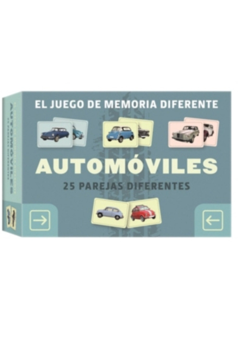 JUEGO DE MEMORIA DIFERENTE - AUTOMOVILES - 1