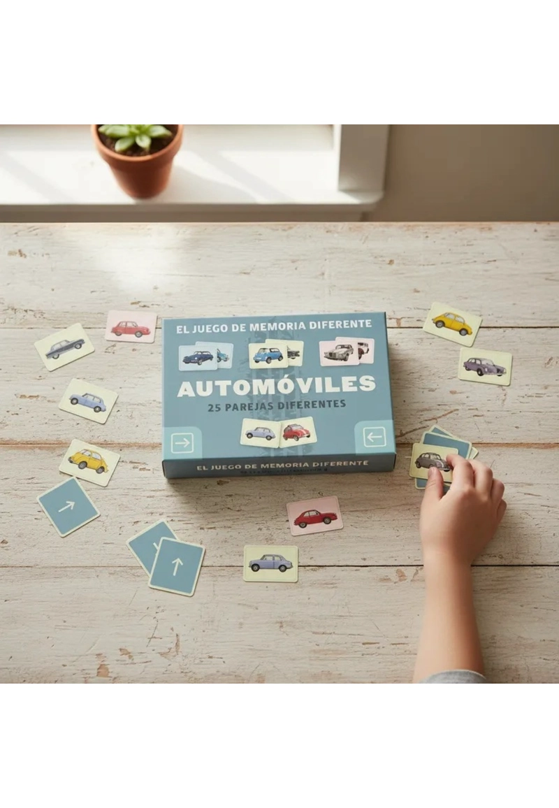 JUEGO DE MEMORIA DIFERENTE - AUTOMOVILES - 2