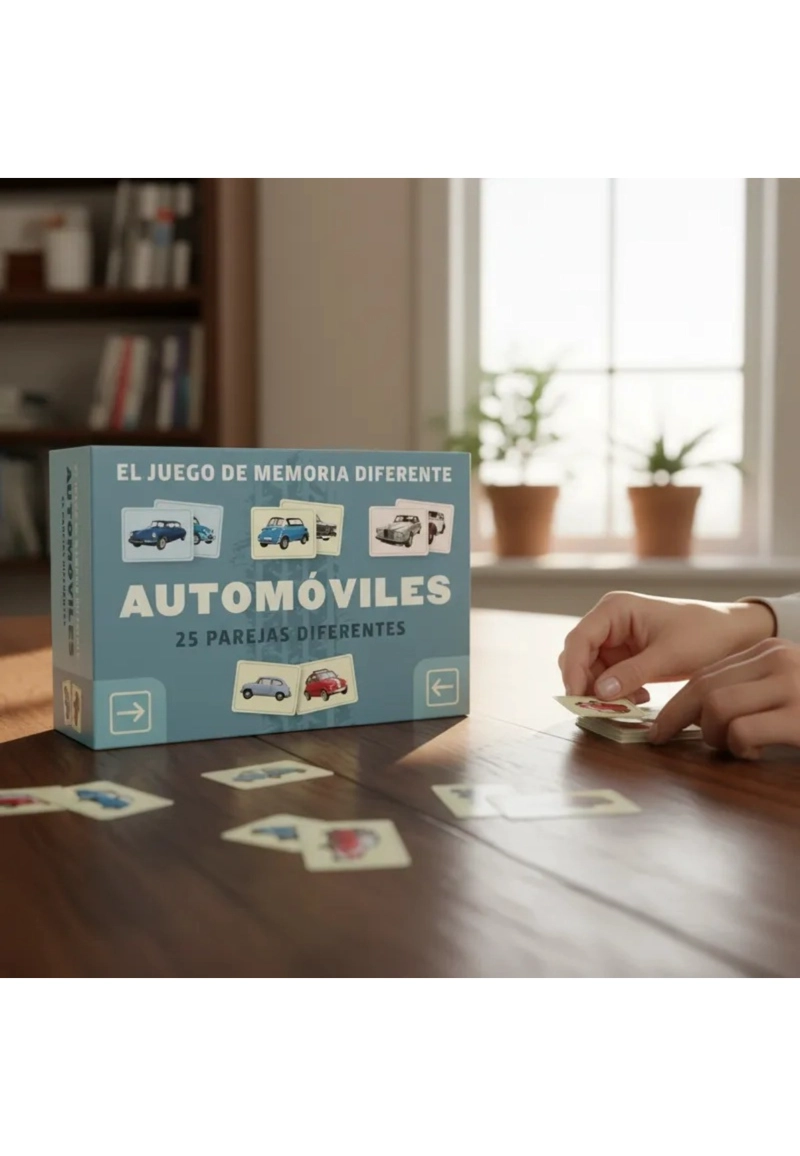 JUEGO DE MEMORIA DIFERENTE - AUTOMOVILES - 3