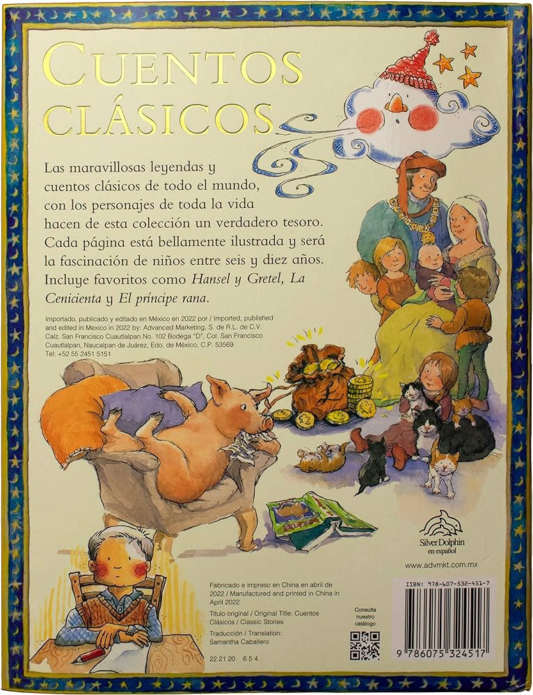 LIBRO CUENTOS CLASICOS - PARKER, VIC - 5