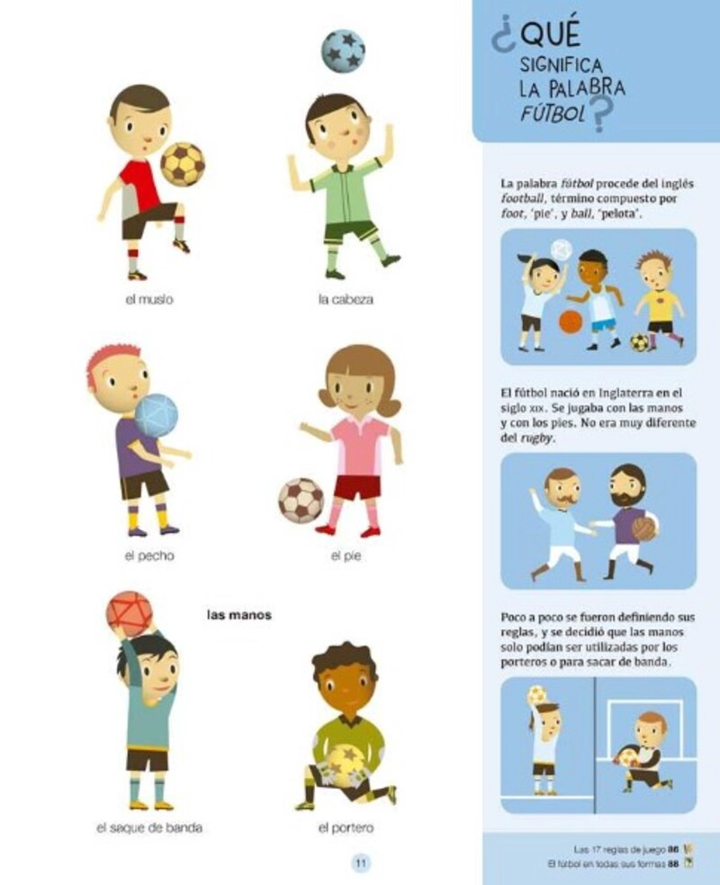 LIBRO BIBLIOTECA PARA MENTES CURIOSAS - EL FUTBOL - KATJA SASSMANSHAUSEN - 3