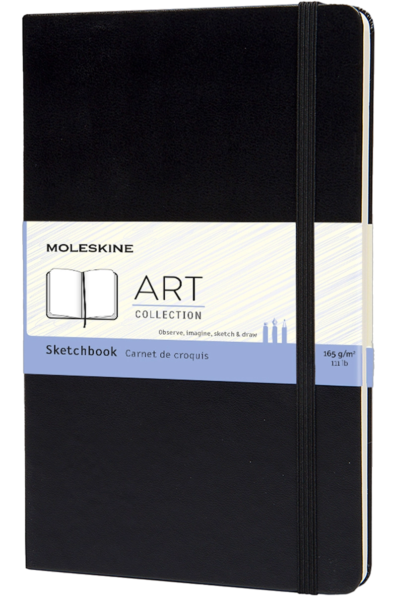 CUADERNO MOLESKINE DE DIBUJO / GRANDE / NEGRO - 5