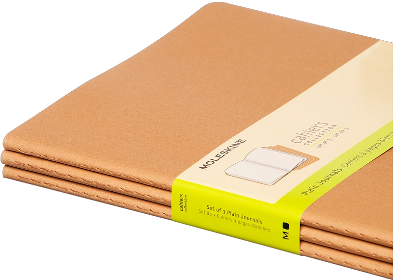 MOLESKINE LIBRETAS CAHIER. SET DE 3 / XL / LISA - 4
