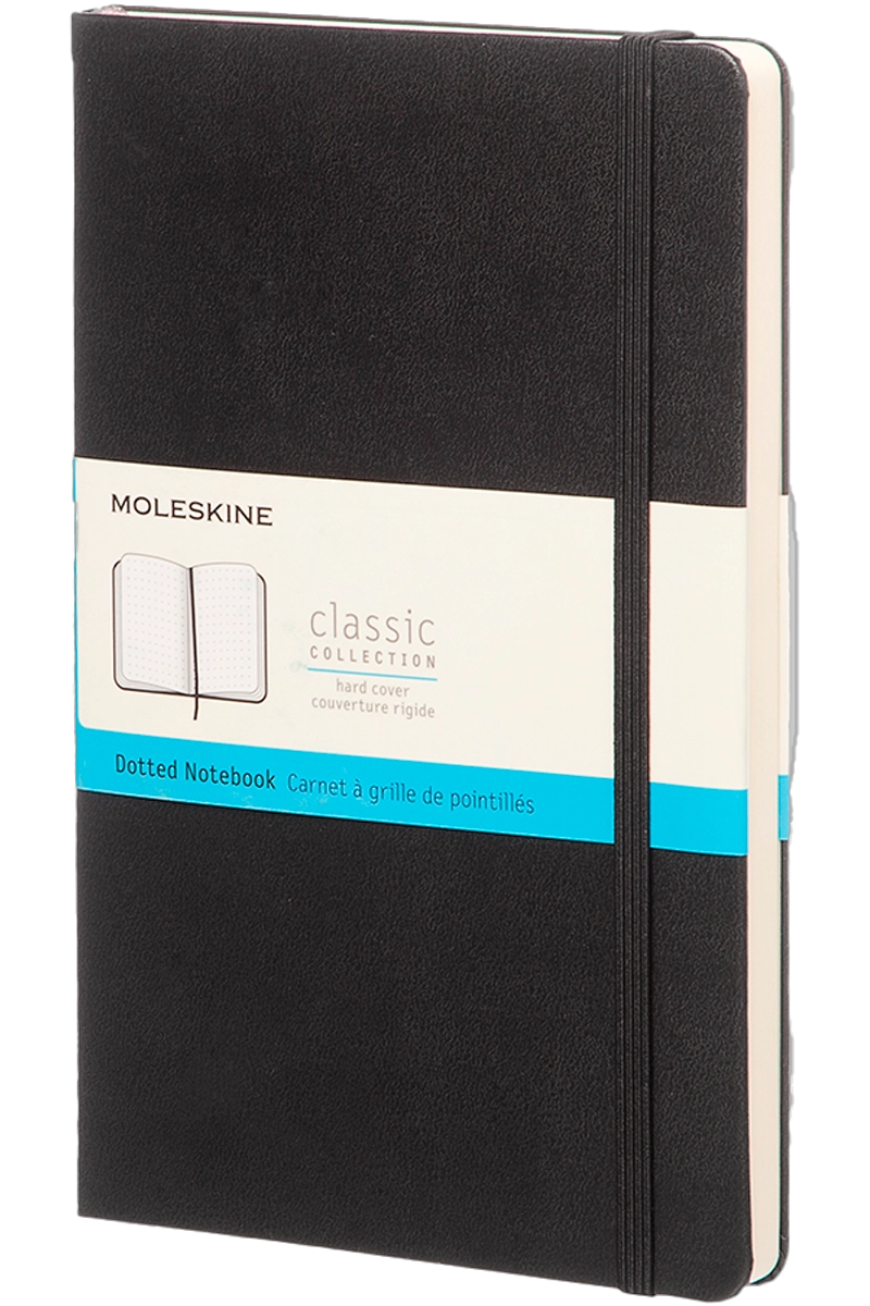 LIBRETA MOLESKINE CLASICA TAPA DURA NEGRA L PUNTEADA - 5