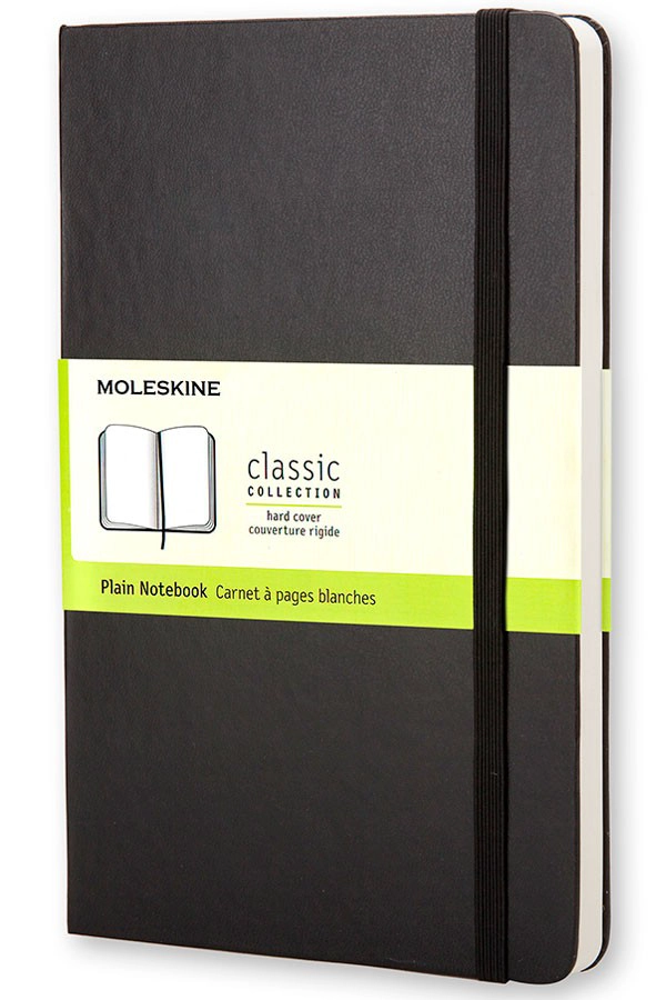 LIBRETA MOLESKINE CLASICA TAPA DURA NEGRA L LISA - 1