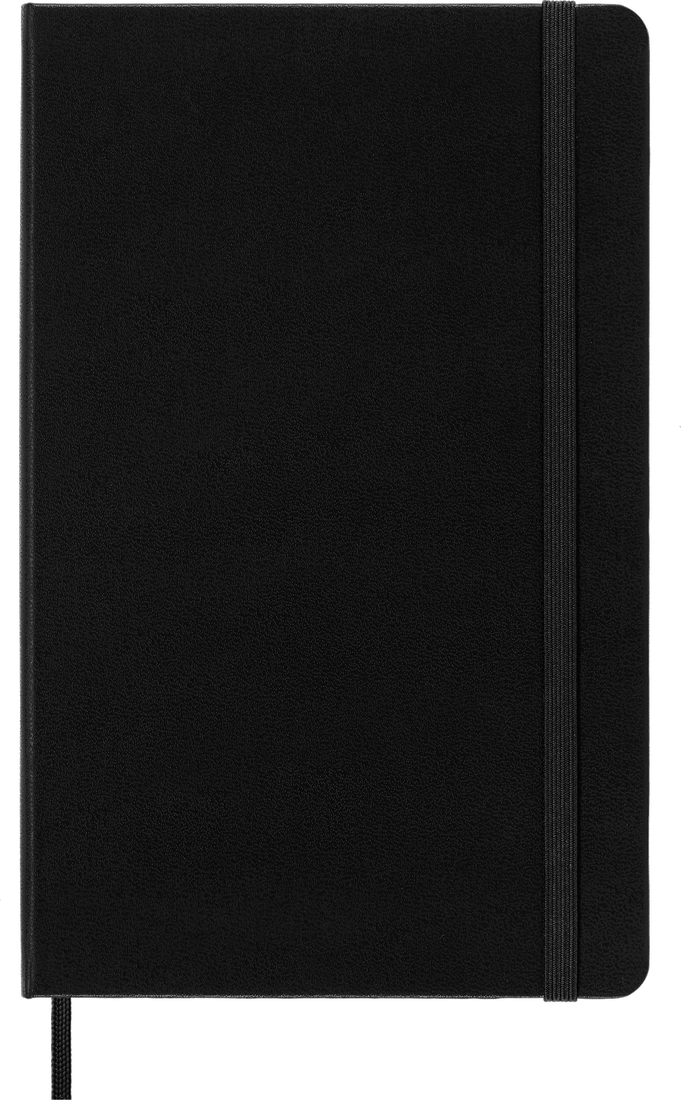 LIBRETA MOLESKINE CLASICA TAPA DURA NEGRA L RAYAS - 4