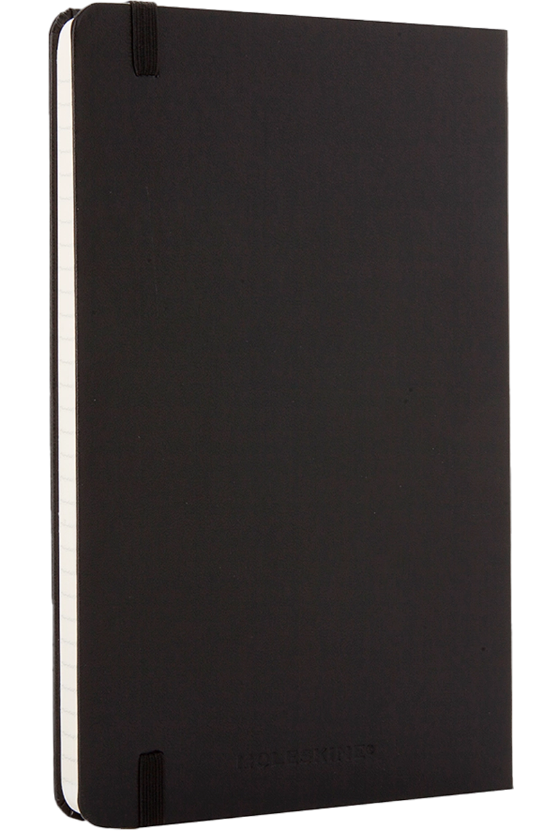 LIBRETA MOLESKINE CLASICA TAPA DURA NEGRA L RAYAS - 8