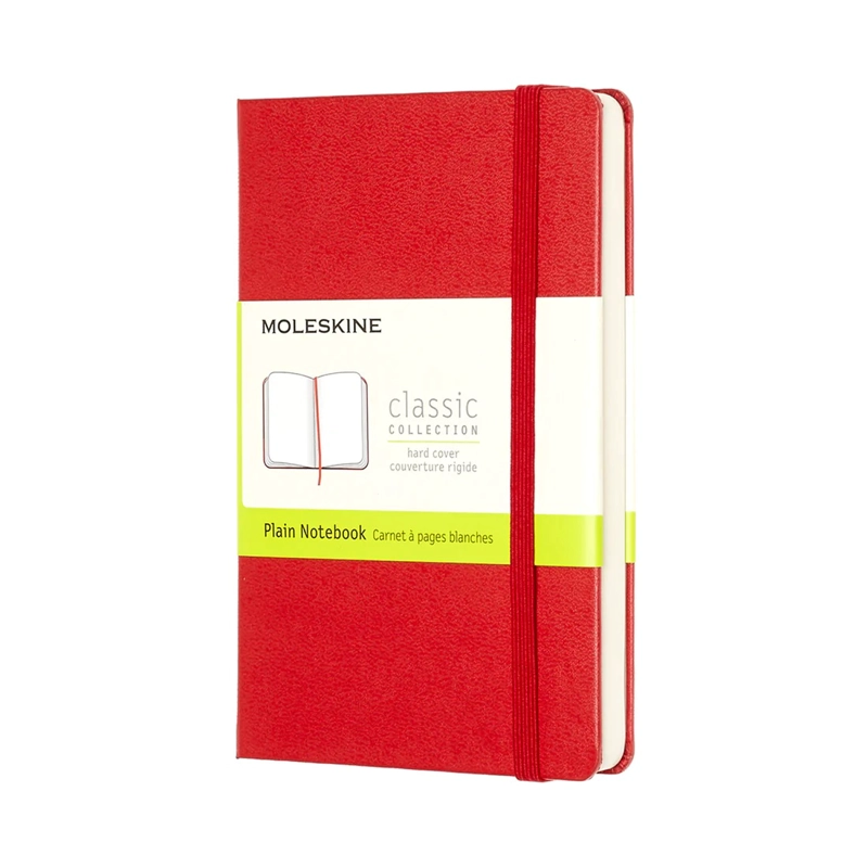 LIBRETA CLASICA TAPA BLANDA CHICA ROJA LISA - 1