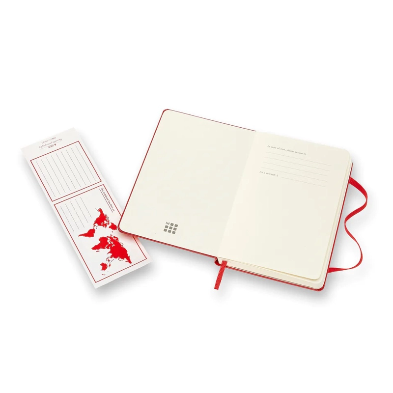 LIBRETA CLASICA TAPA BLANDA CHICA ROJA LISA - 2