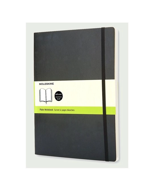 LIBRETA MOLESKINE CLASICA TAPA BLANDA NEGRA XL LISA - 1