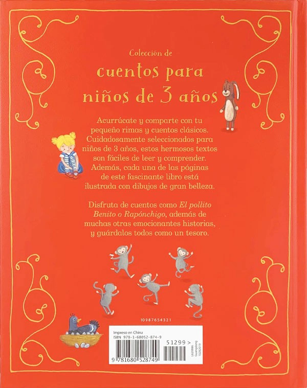 LIBRO COLECCION DE - CUENTOS PARA NIÑOS DE 3 AÑOS - VVAA - 2