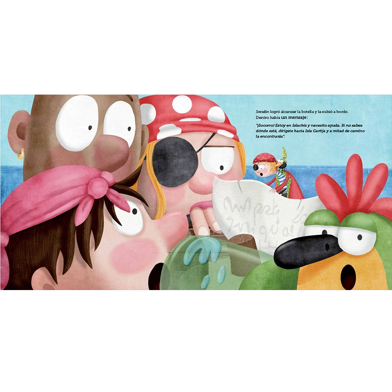 LIBRO ISLA DE LOS MOCOS LA. EL PEQUENO PIRATA SERAFIN - ALICIA ACOSTA - 3