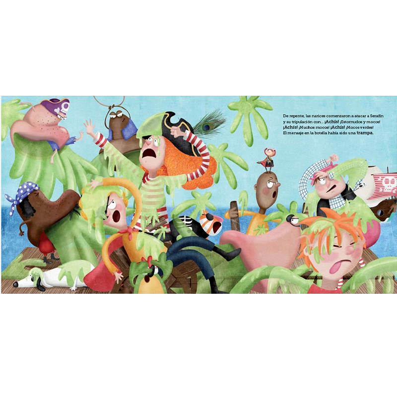 LIBRO ISLA DE LOS MOCOS LA. EL PEQUENO PIRATA SERAFIN - ALICIA ACOSTA - 4