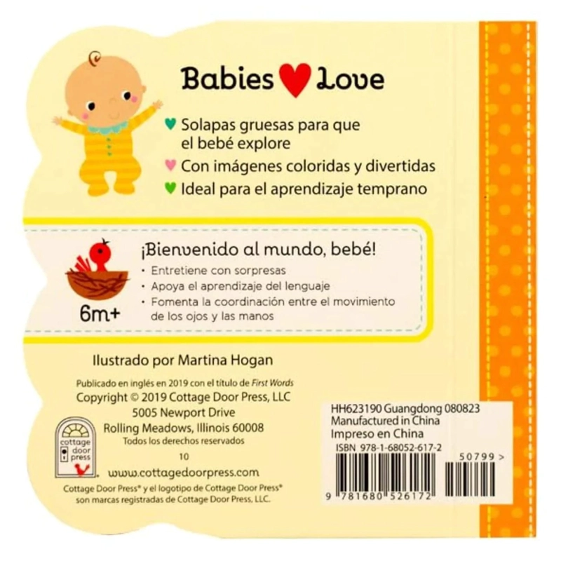 LIBRO BABIES LOVE - PRIMERAS PALABRAS - MARTINA HOGAN - 3