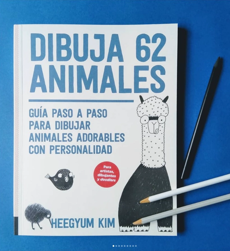 LIBRO DIBUJA 62 ANIMALES. GUIA PASO A PASO - HEEGYUM KIM - 5