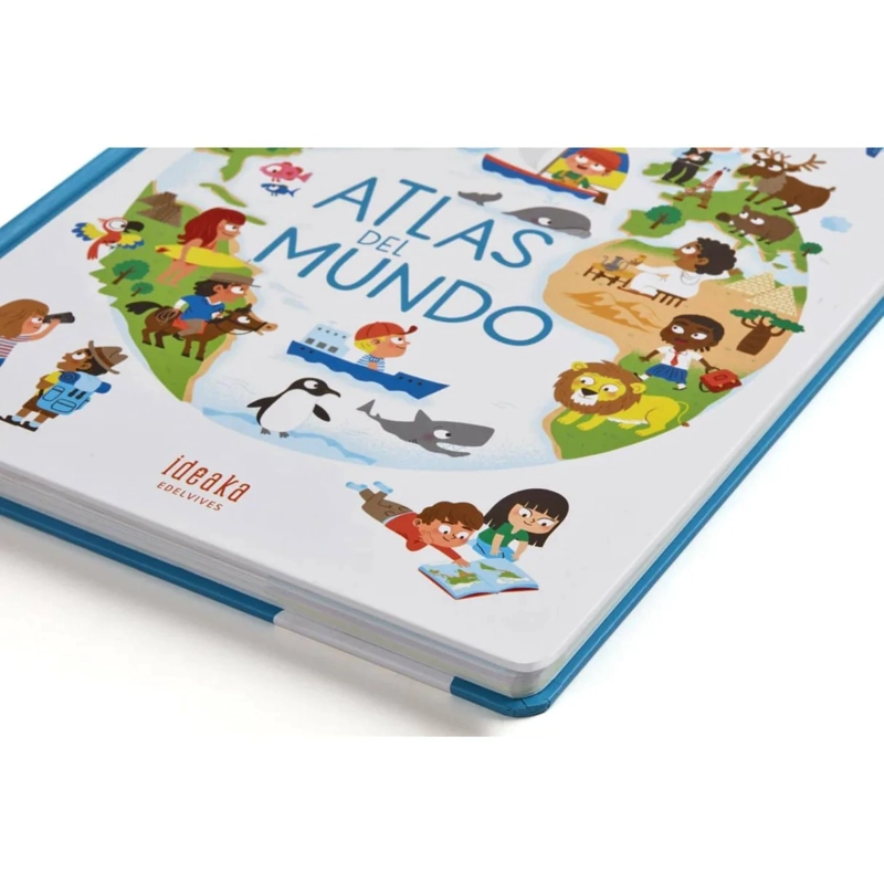 LIBRO BIBLIOTECA PARA MENTES CURIOSAS - ATLAS DEL MUNDO - PASCALE HEDELIN - 3