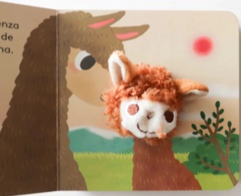 CON TITERE DE DEDO - BEBE  LLAMA - 4