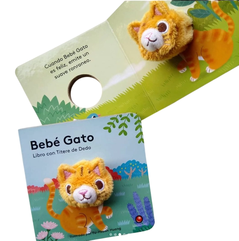 CON TITERE DE DEDO - BEBE  GATO - 2