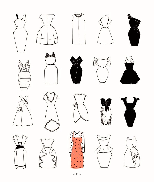 20 FORMAS DE DIBUJAR UN VESTIDO - 4