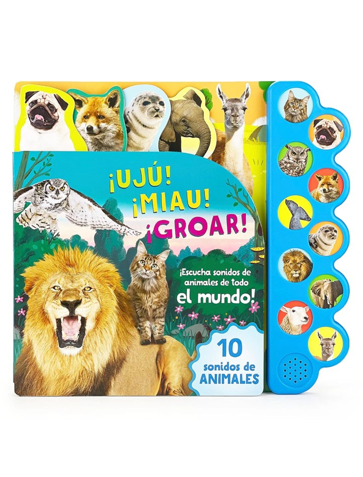 SONORO - 10 SONIDOS DE ANIMALES. ¡UJU! ¡MIAU! ¡GROAR! - 1