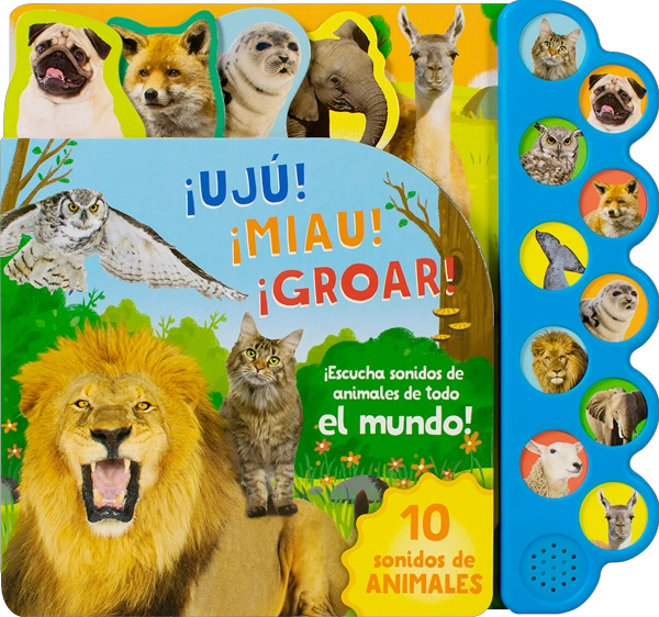 SONORO - 10 SONIDOS DE ANIMALES. ¡UJU! ¡MIAU! ¡GROAR! - 6