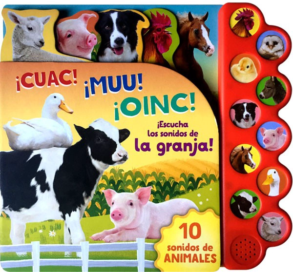 SONORO - 10 SONIDOS DE LA GRANJA. ¡CUAC! ¡MUU! ¡OINC! - 1