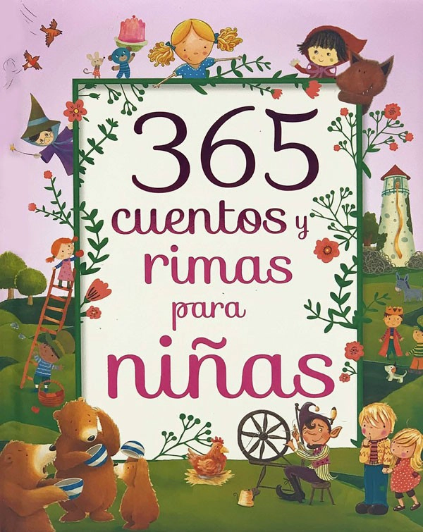 LIBRO 365 CUENTOS Y RIMAS PARA NIÑAS - CUENTOS Y RIMAS - 1