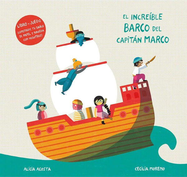 LIBRO EL INCREIBLE BARCO DEL CAPITAN MARCO - ALICIA ACOSTA - 1
