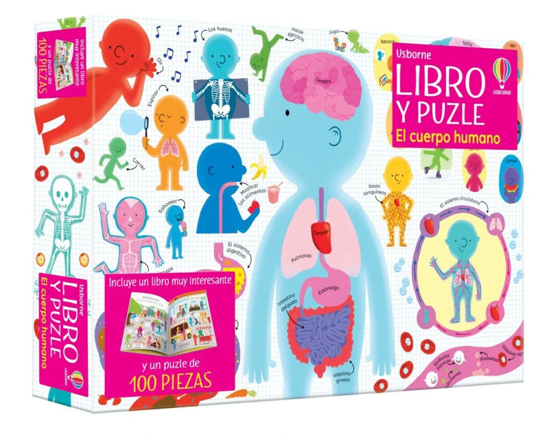 LIBRO Y PUZZLE - EL CUERPO HUMANO - 1
