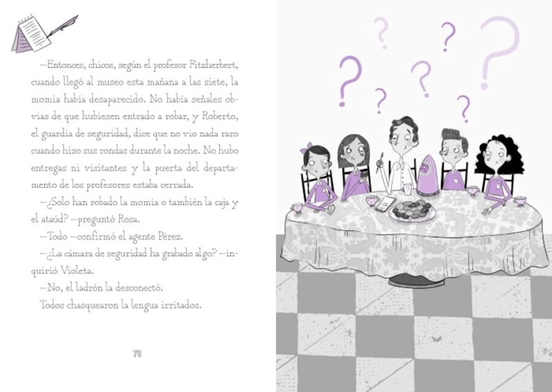 LIBRO VIOLETA Y EL MISTERIO DE LA MOMIA - HARRIET WHITEHORN - 2