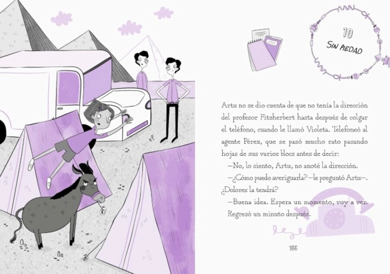 LIBRO VIOLETA Y EL MISTERIO DE LA MOMIA - HARRIET WHITEHORN - 4