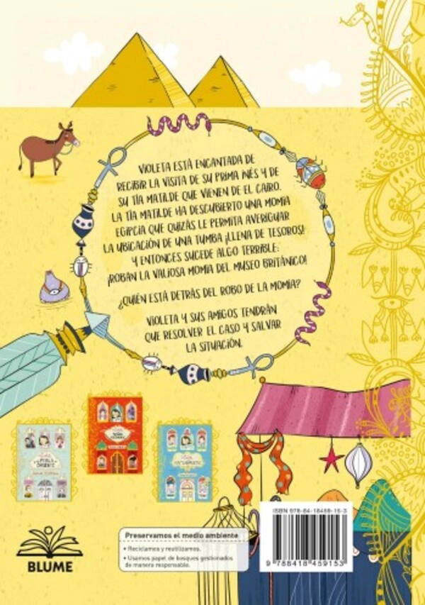 LIBRO VIOLETA Y EL MISTERIO DE LA MOMIA - HARRIET WHITEHORN - 5