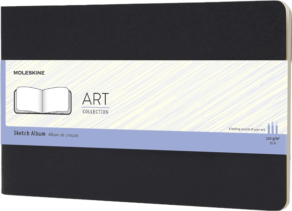 MOLESKINE ALBUM DE DIBUJO / GRANDE / NEGRO / TAPA BLANDA - 5