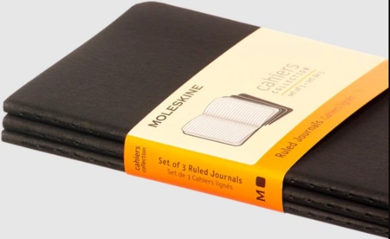 PACK X3 LIBRETAS MOLESKINE CAHIER XL NEGRO LISA - 2