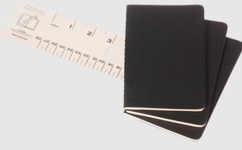 PACK X3 LIBRETAS MOLESKINE CAHIER XL NEGRO LISA - 3