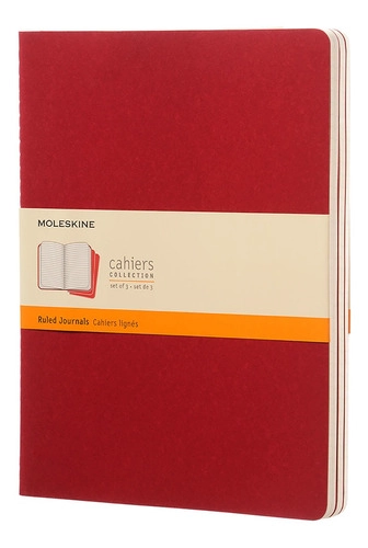 MOLESKINE LIBRETAS CAHIER.  XI / ROJO - 1