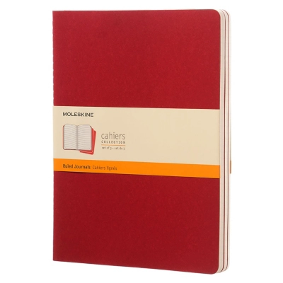 MOLESKINE LIBRETAS CAHIER.  XI / ROJO - 2