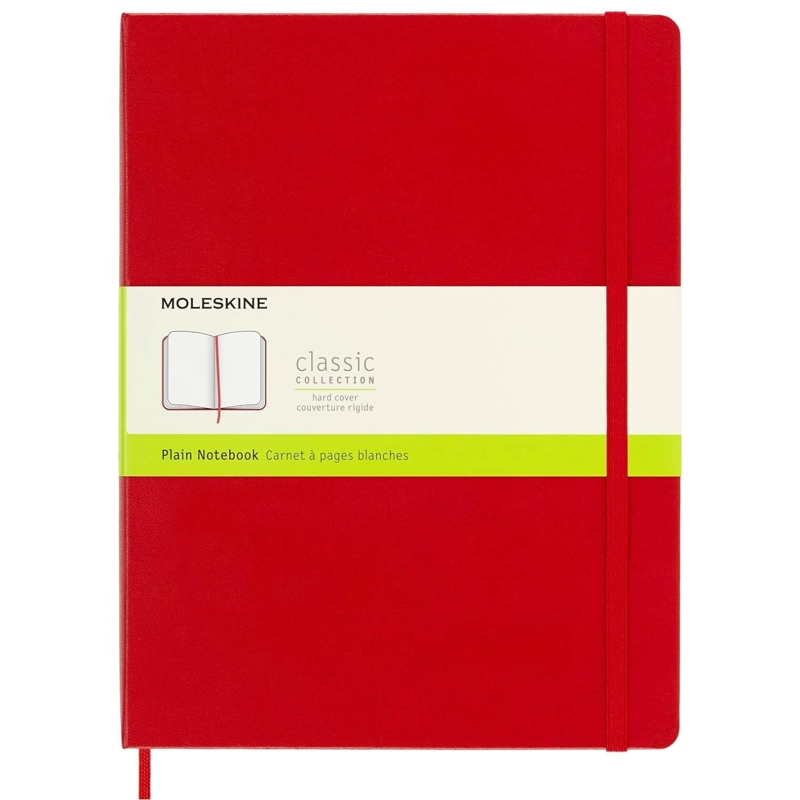 MOLESKINE CUADERNO CLASICO / XL / ROJO / LISA / TAPA DURA - 1
