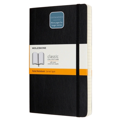 MOLESKINE CUADERNO CLASICO EXPANDED / GRANDE / TAPA BLANDA - 3