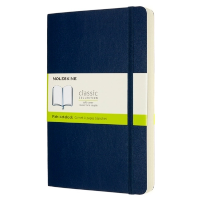 MOLESKINE CUADERNO CLASICO EXPANDED / GRANDE / AZUL / LISA - 1